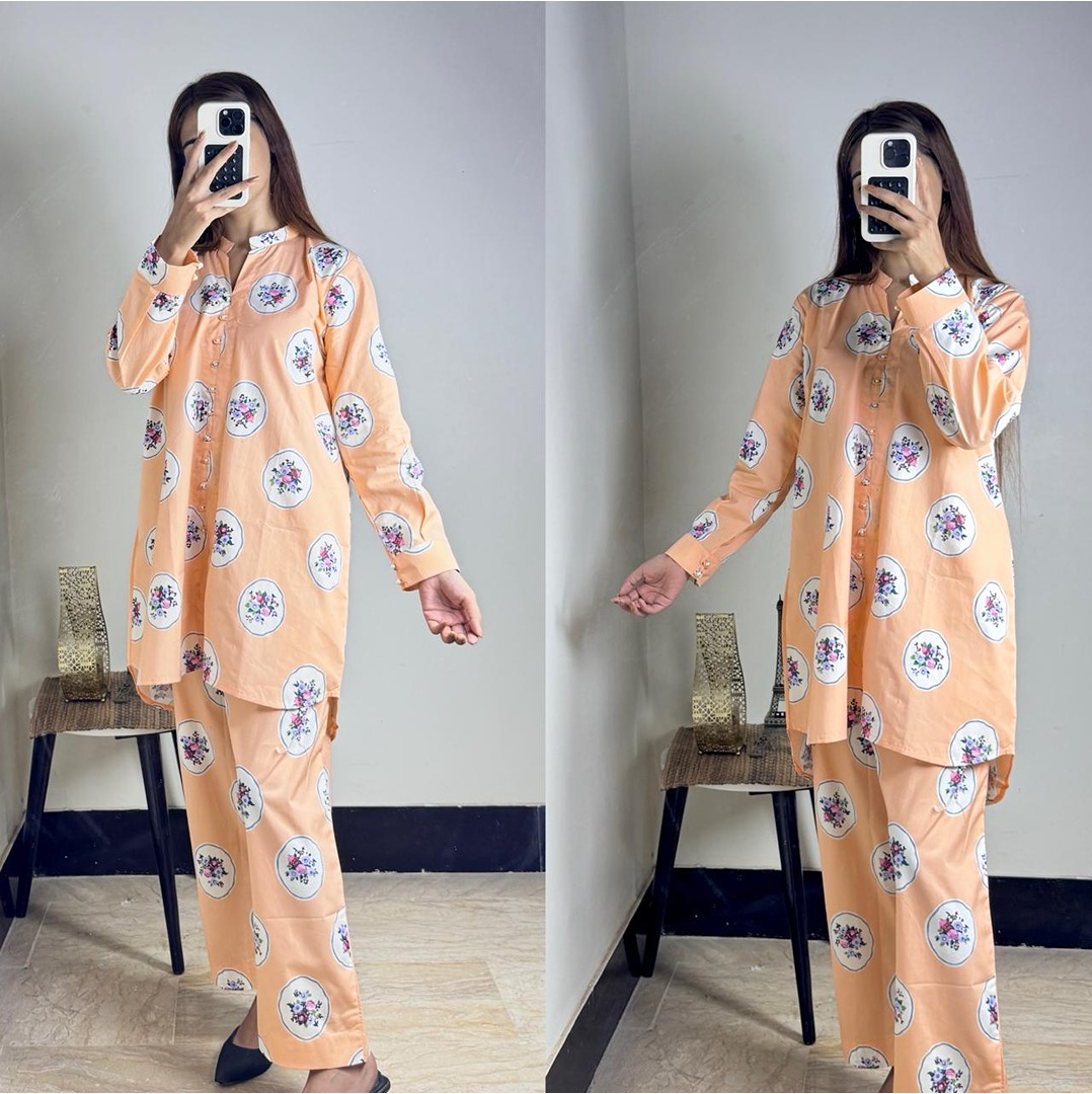 WhatsApp Image 2025-10-20 at 3.36.29 PM Peach Round Floral Cords Set