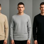 Men’s Premium Ribbed Knit Winter Sweatshirt | Soft Warm Fabric | Casual Fashion Wear